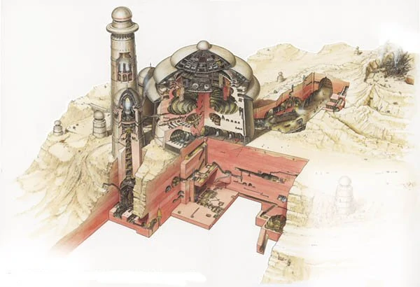 Cutaway of Jabba's Palace